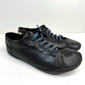 Camper Peu Cami Shoes Sneakers Mens Size 44 US 11 Black Leather Lace Up